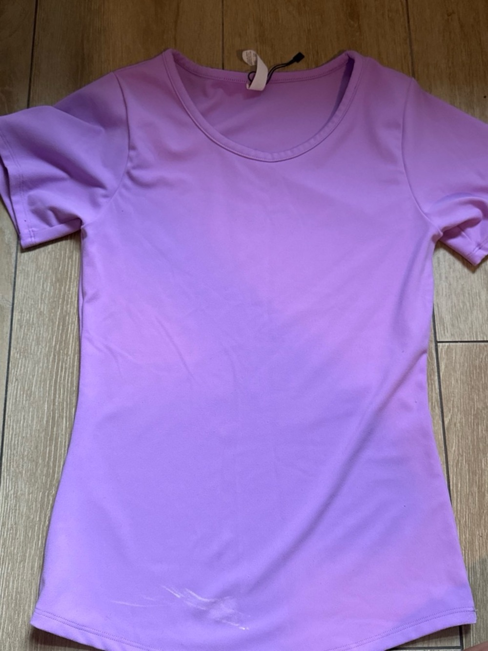 P'tula Lavender Scoop Neck Short Sleeve Tee